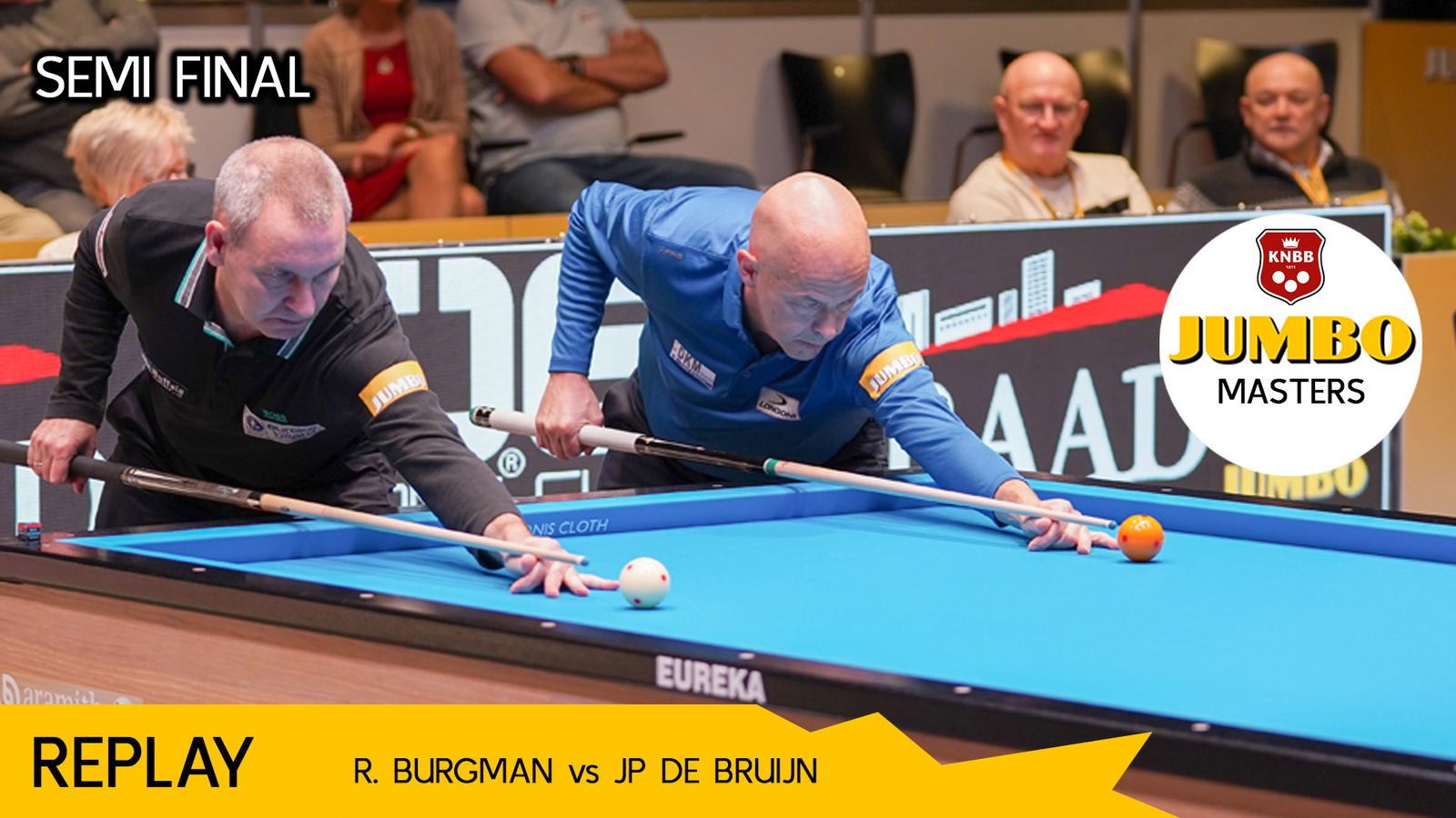 Full replay: Semi Final - Jean Paul DE BRUIJN vs Raimond BURGMAN - Best of 7