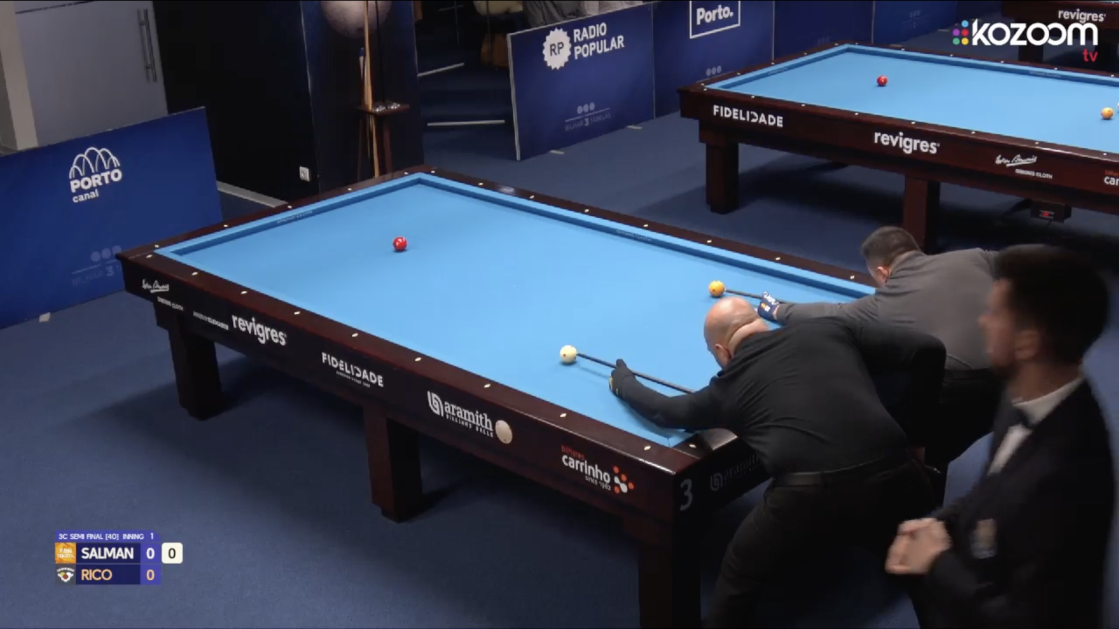 Semi Final ► Gokhan Salman (FBN Tekstil) vs Jesus Rico (Club Billard  Castalla) ► 3-Cushion ► Race to 40